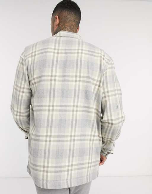 ASOS DESIGN Tall – Beżowa letnia marynarka w kratę, 2 z 4