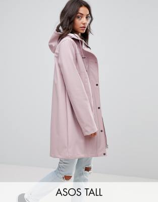 Asos shop pink raincoat