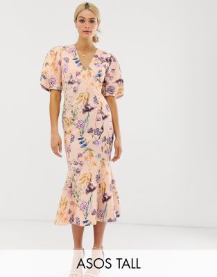 asos botanical dress