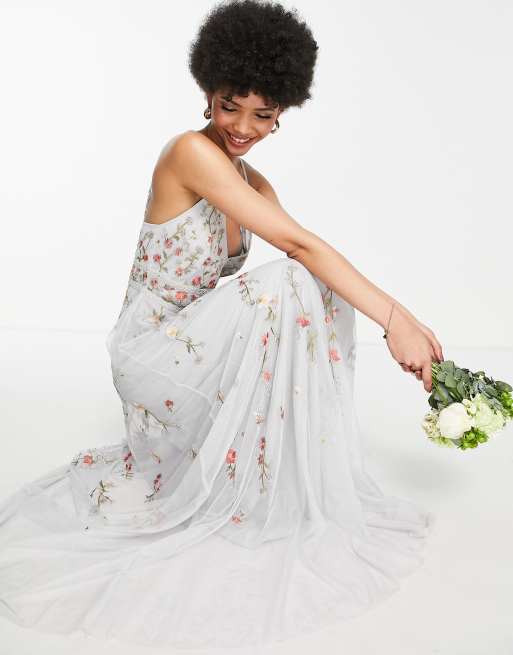 Asos floral bridesmaid outlet dress