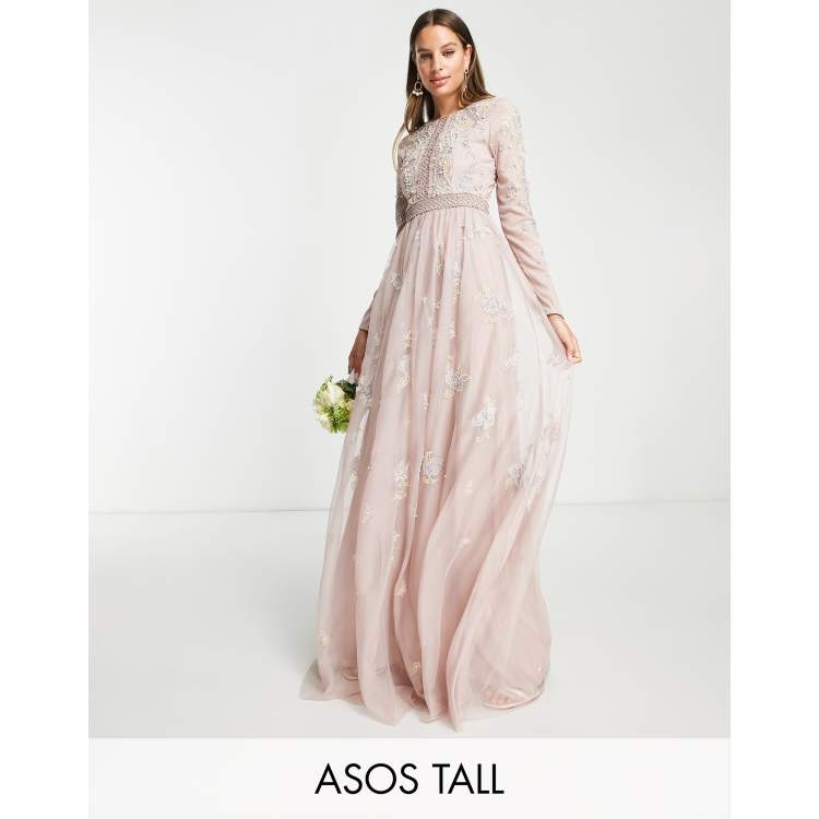 Asos bridesmaid dresses long on sale sleeve