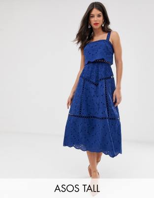 asos navy prom dress