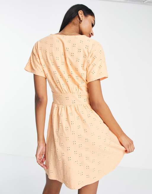 Coral hot sale tea dress