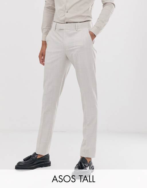 ASOS DESIGN Tall - Skinny bruiloftskostuum  in taupe, 2 van 2