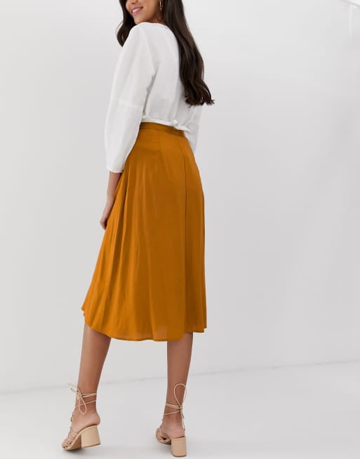 Asos floaty midi skirt sale