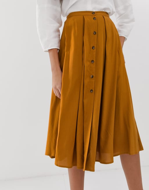 Asos floaty midi outlet skirt