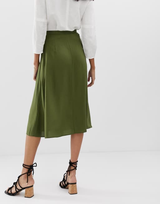 Asos floaty 2024 midi skirt