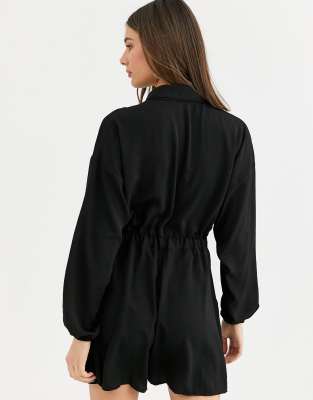 black boiler playsuit