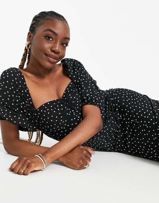 Asos button through outlet midi dress