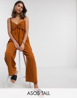 asos rust jumpsuit