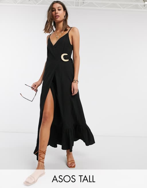 Asos cami shop wrap maxi dress