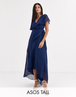 dip hem dress asos