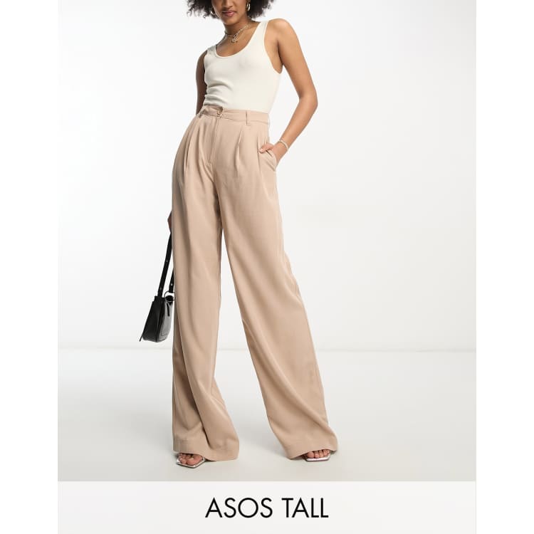 Asos tall shop wide leg trousers