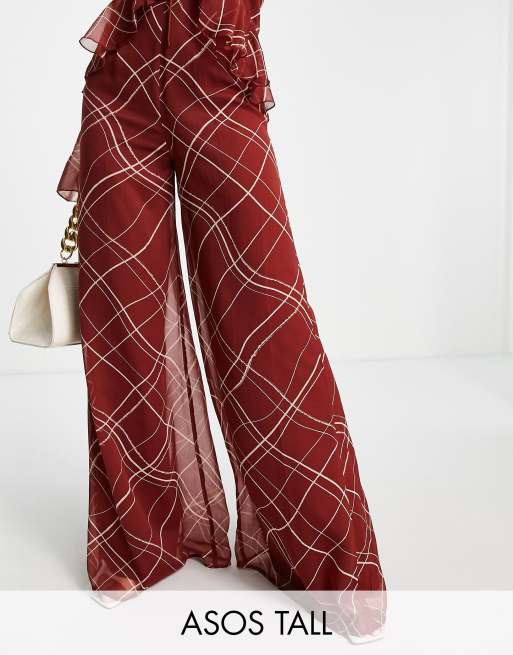 Chiffon Palazzo Pants