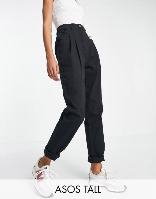 ASOS DESIGN Tall chino pants in black | ASOS