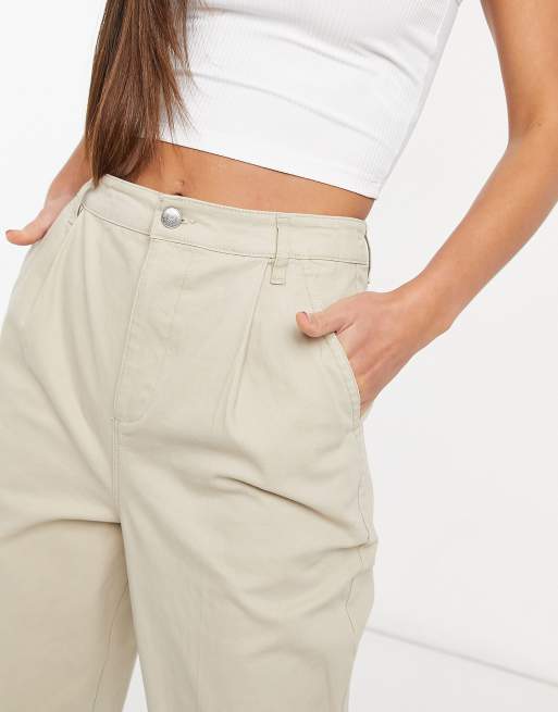 ASOS DESIGN Tall chino pants in stone, 3 of 4