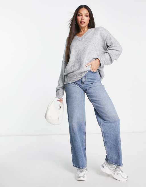 Asos grey outlet jumper