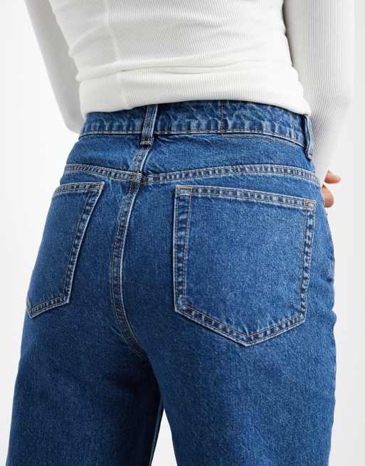 ASOS DESIGN Tall - Circular Design Collection - Jean dad ample - Bleu épuré, 4 de 5