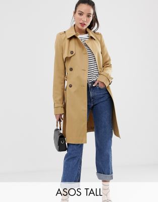 asos design classic trench coat