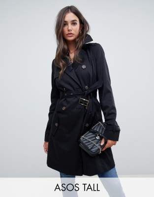 black trench coat asos
