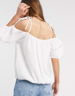 asos cold shoulder top