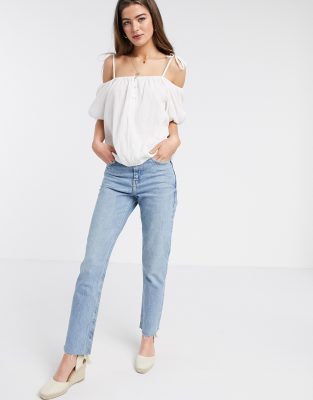 asos cold shoulder top