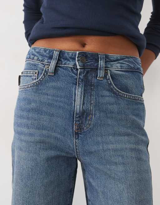 ASOS DESIGN Tall comfort stretch straight leg jean in dark vintage wash, 5 of 5