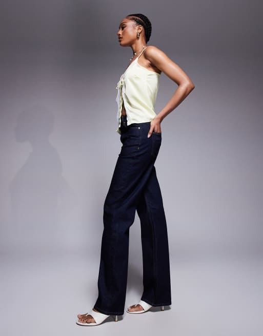 ASOS DESIGN Tall comfort stretch straight leg jean in rinse, 2 of 5