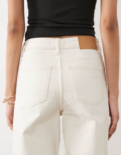 ASOS DESIGN Tall comfort stretch straight leg jeans in white, 4 of 5