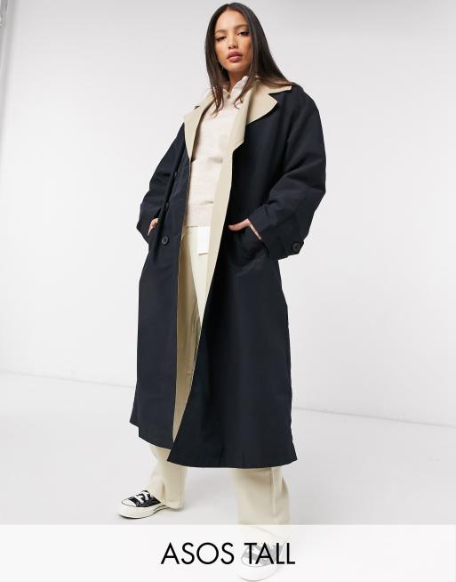 Asos tall hotsell trench coat