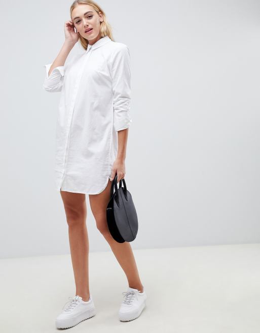 White shirt store dress tall