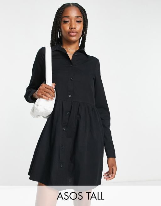 Asos tall hot sale black dress