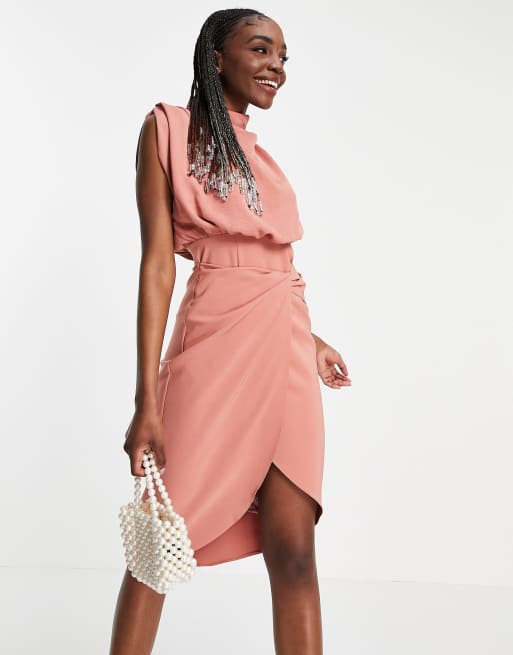 Asos shop cowl dress