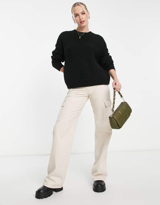 Vero Moda Tall cargo pants in cream