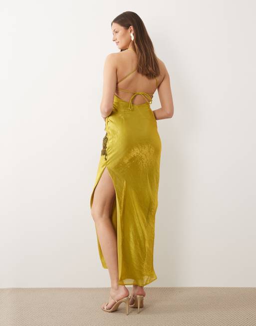 asos cami midi dress ASOS Design - Cami Midi Dress - Women - Polyester/Elastane - M