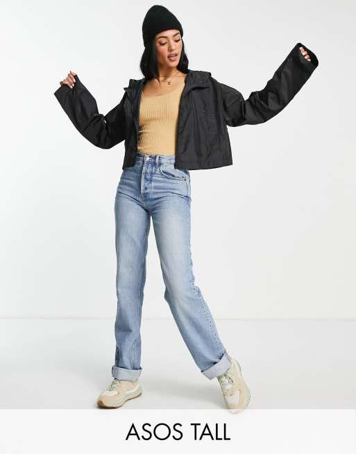 Cropped jacket asos sale