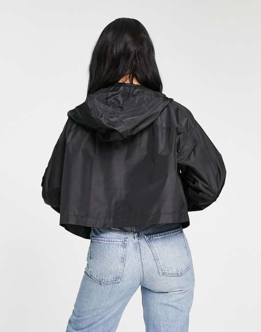 Cropped rain sales jacket womens