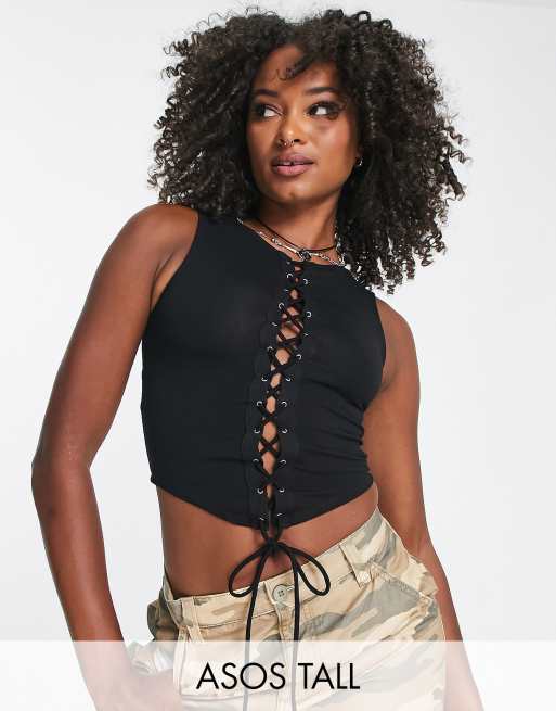 Lace-Up Front Tank