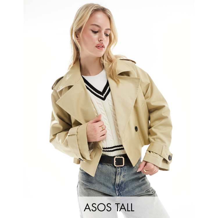 Asos tall hotsell trench coat