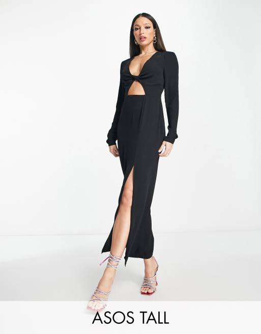 Asos tall outlet black dress