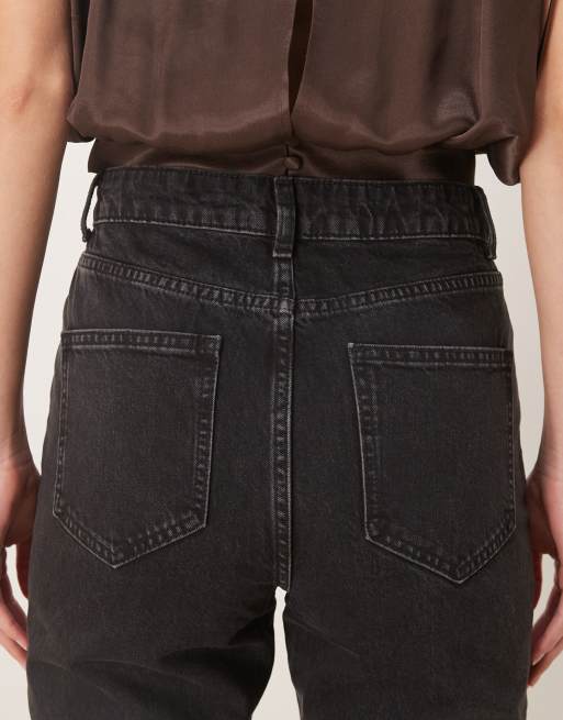 ASOS DESIGN Tall – Czarne proste jeansy w stylu lat 90. , 4 z 5