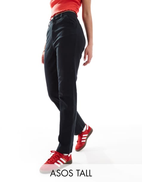 ASOS DESIGN Tall – Czarne spodnie chinosy - view 1