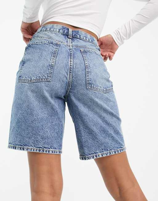 ASOS Bloomer Shorts in Blue