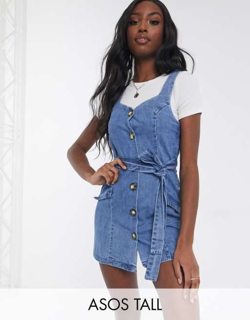 asos dungaree dress