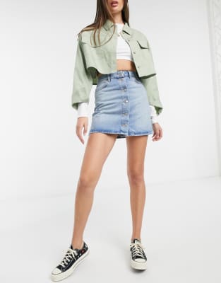 asos denim skirt tall