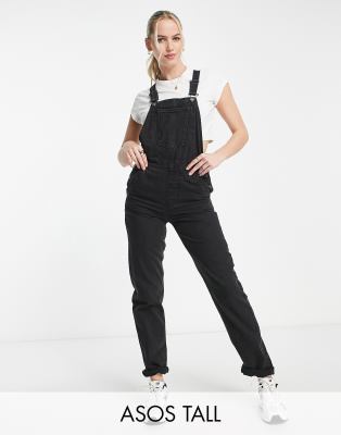 black dungarees outfit