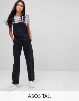 asos black dungarees