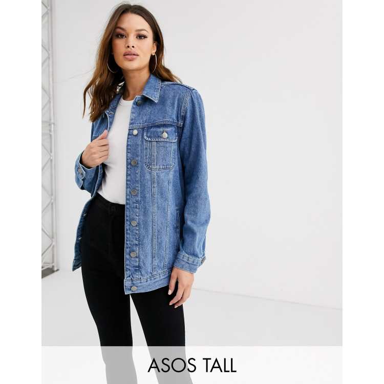 Asos girlfriend denim jacket best sale