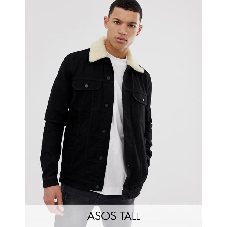 Asos tall denim jacket best sale