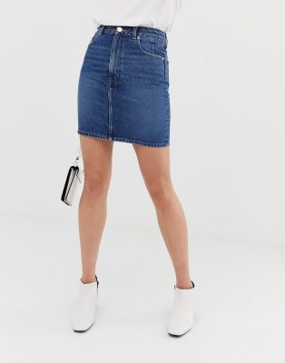 tall denim skirt